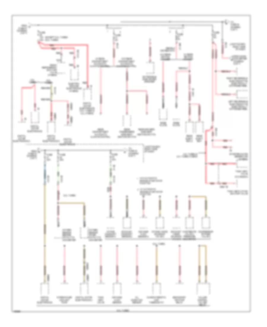 Power Distribution Wiring Diagram (4 of 7) for BMW 740Li 2014