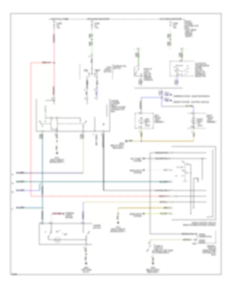 Exterior Light Wiring Diagram Canada 3 of 3 for BMW 530iT 1994