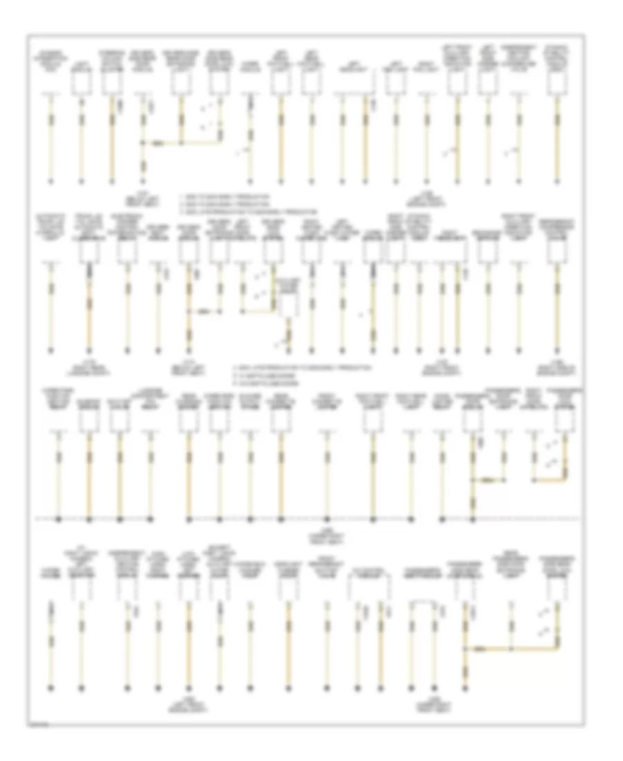 Ground Distribution Wiring Diagram 1 of 3 for BMW 745Li 2004