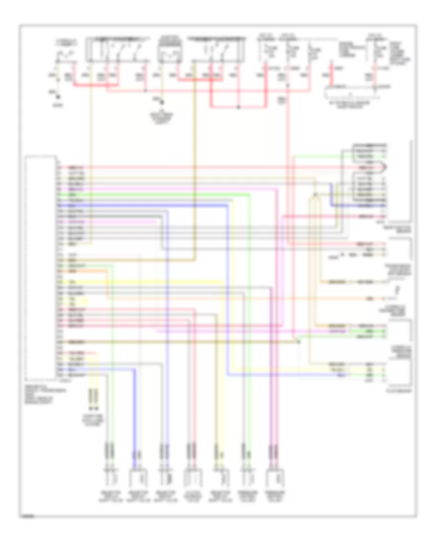 Transmission Wiring Diagram (2 of 2) for BMW M5 2007