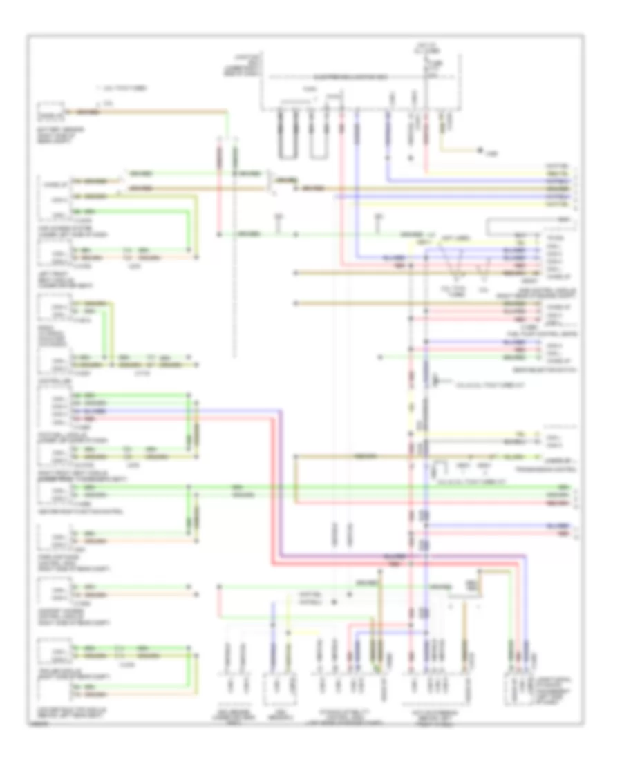 Computer Data Lines Wiring Diagram 1 of 2 for BMW 128i 2012