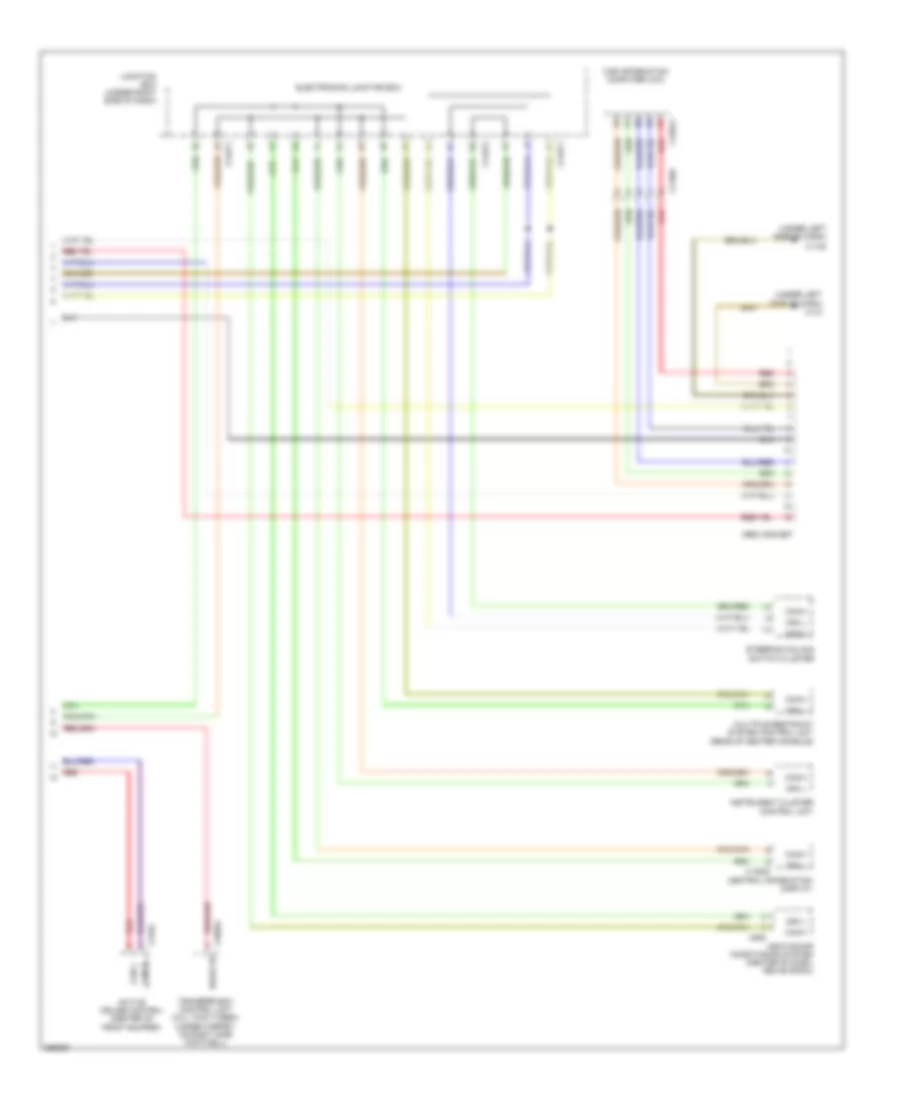 Computer Data Lines Wiring Diagram 2 of 2 for BMW 128i 2012