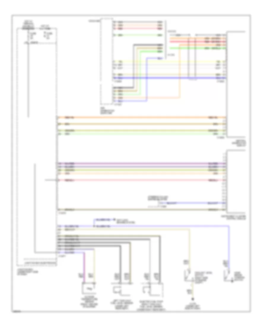 Instrument Cluster Wiring Diagram for BMW 128i 2012