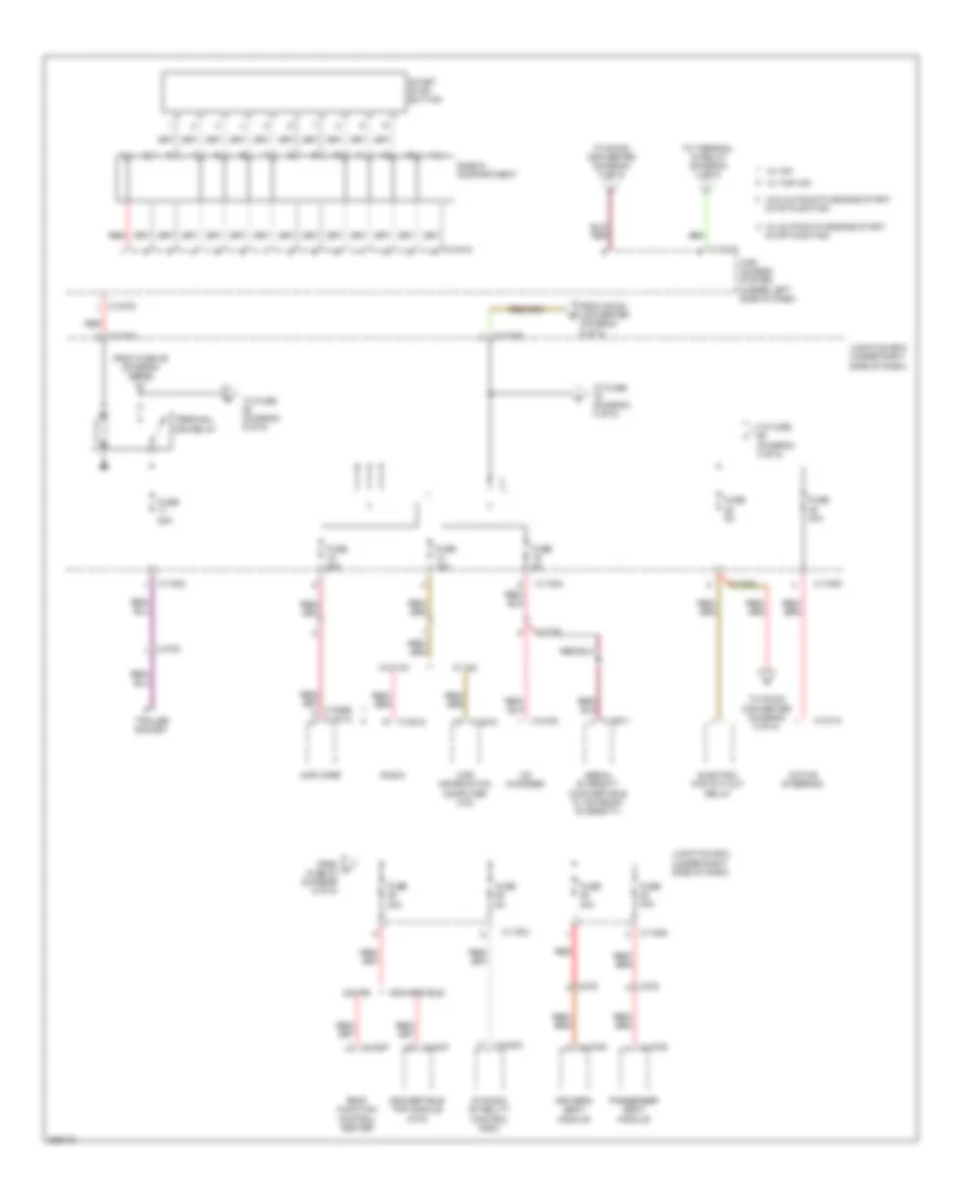Power Distribution Wiring Diagram 3 of 5 for BMW 128i 2012