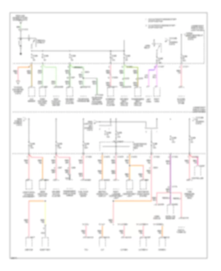 Power Distribution Wiring Diagram (4 of 5) for BMW 128i 2012