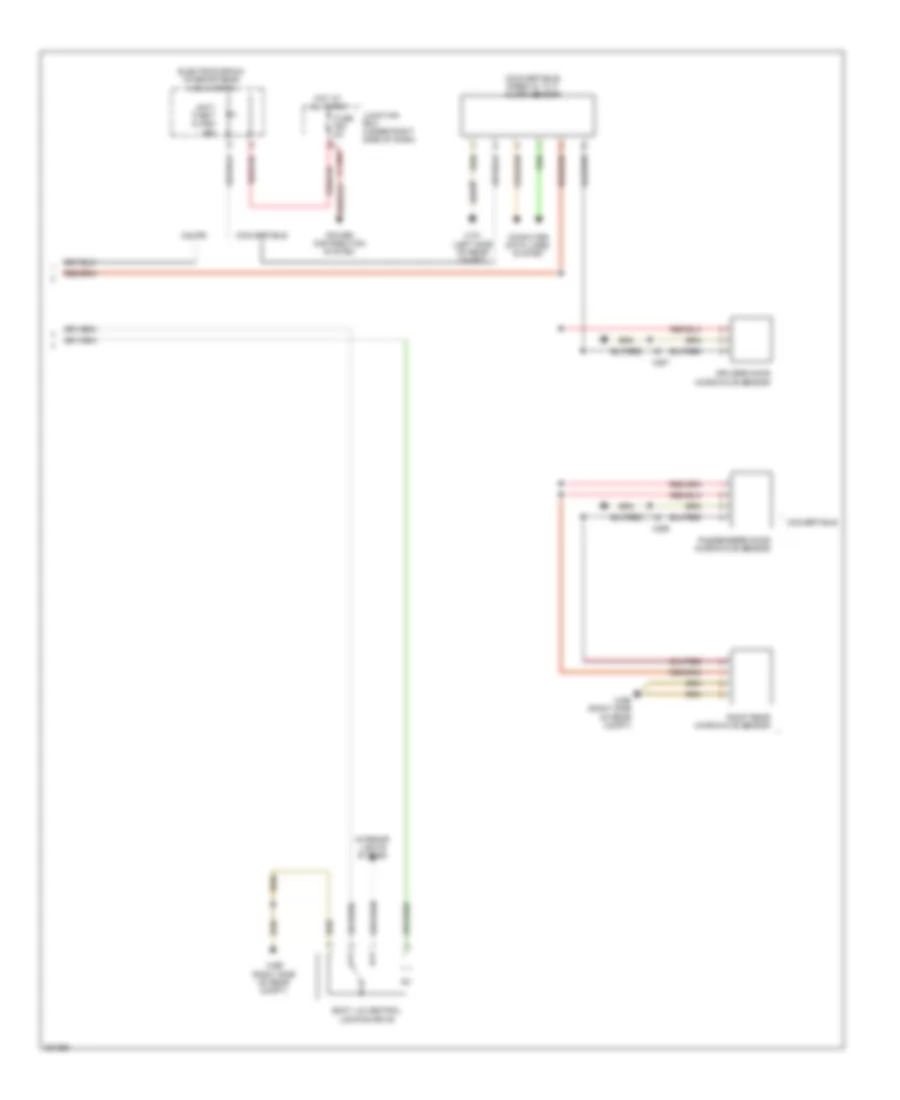 Power Door Locks Wiring Diagram (3 of 3) for BMW 128i 2012