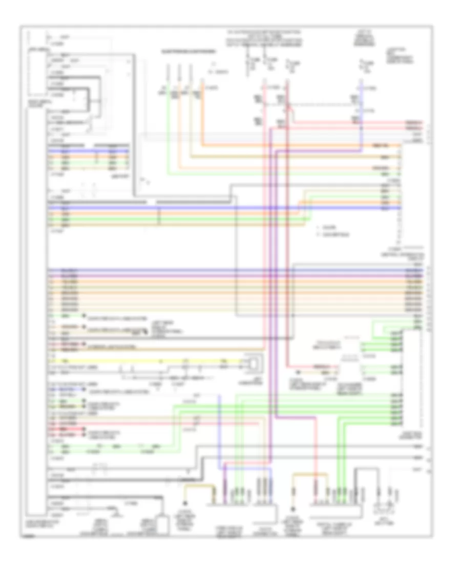 Hifi Radio Wiring Diagram, with CIC (1 of 2) for BMW 128i 2012