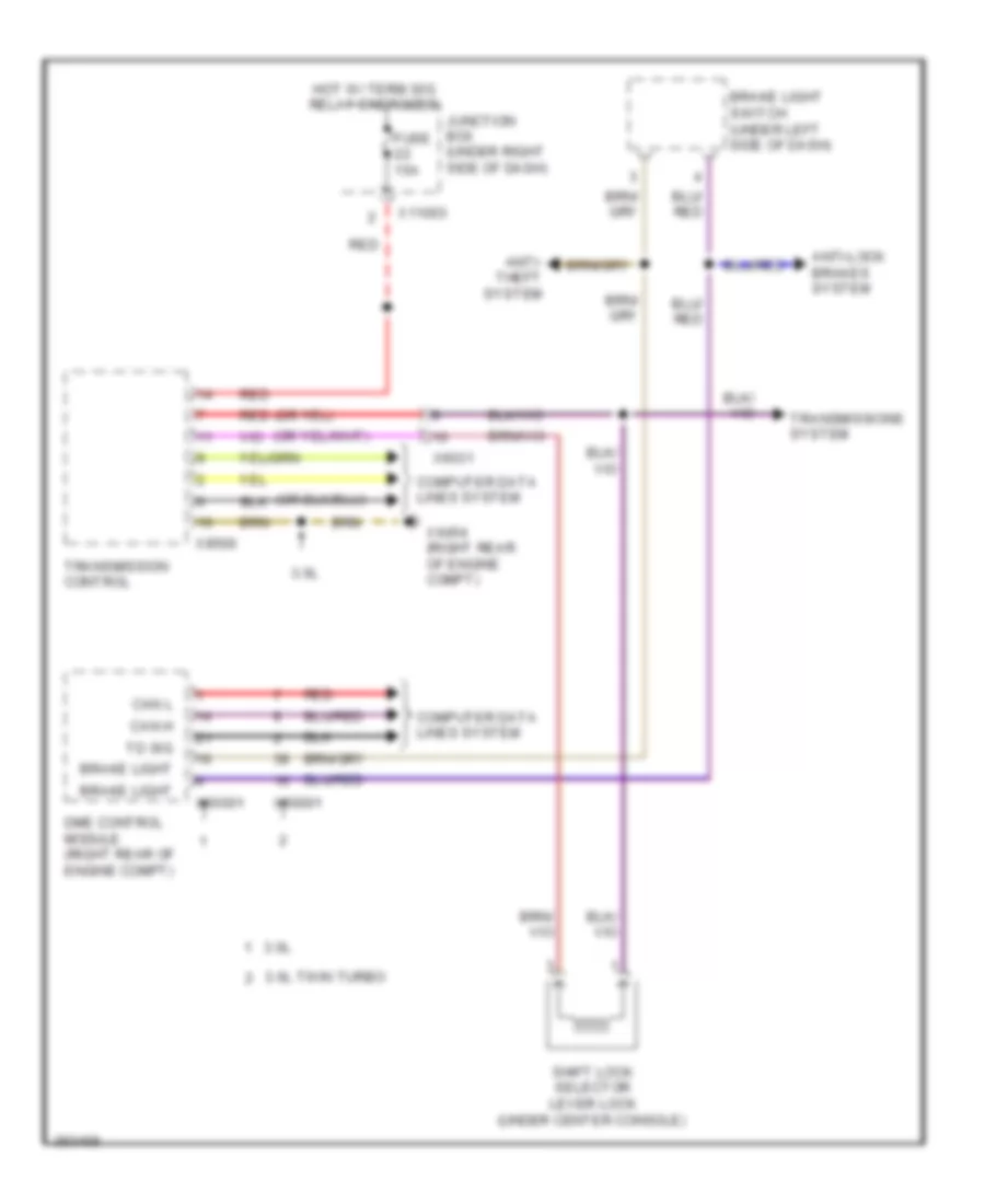 Shift Interlock Wiring Diagram for BMW 128i 2012