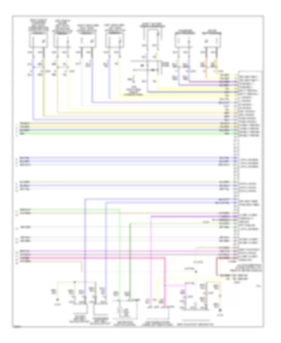 Supplemental Restraints Wiring Diagram 2 of 2 for BMW 128i 2012