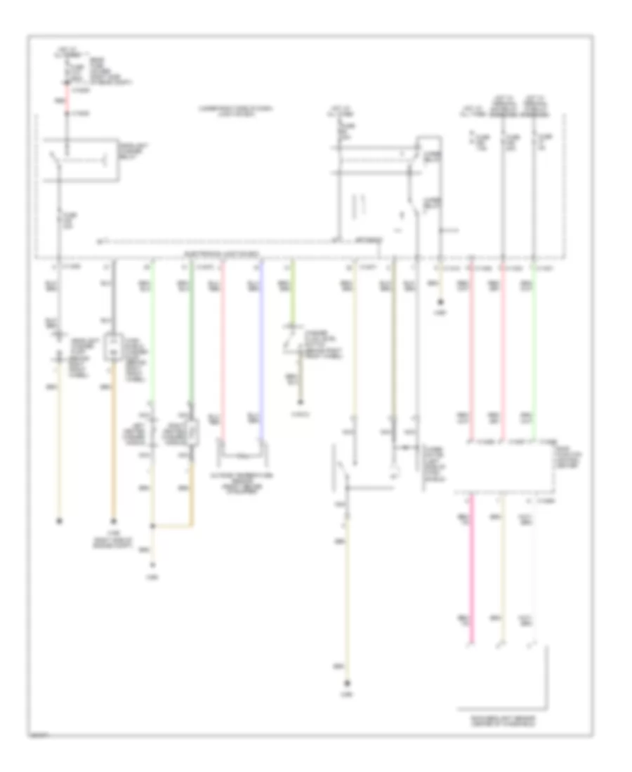 Wiper Washer Wiring Diagram for BMW 128i 2012