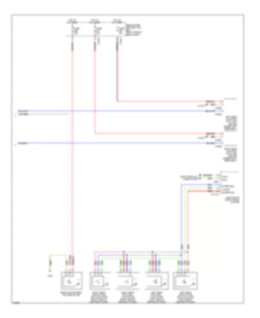 Rear Heater  AC Wiring Diagram (2 of 2) for BMW X5 35i 2012