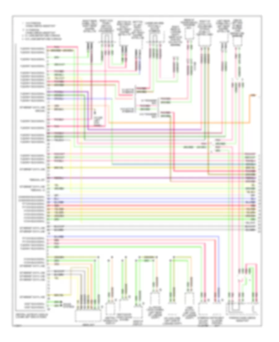 Computer Data Lines Wiring Diagram 1 of 4 for BMW ActiveHybrid 7 2013
