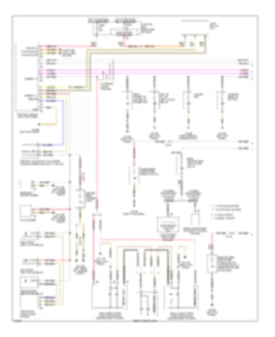 Instrument Illumination Wiring Diagram (1 of 3) for BMW 740Li xDrive 2014