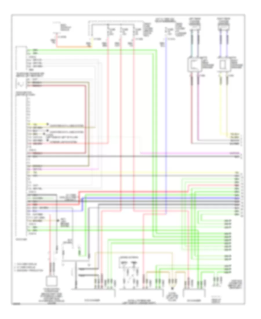 Navigation Wiring Diagram 1 of 3 for BMW M6 2007