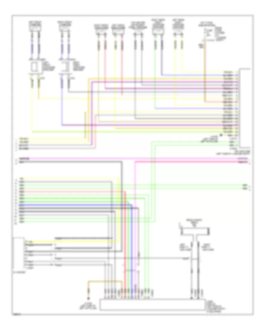 Navigation Wiring Diagram 2 of 3 for BMW M6 2007