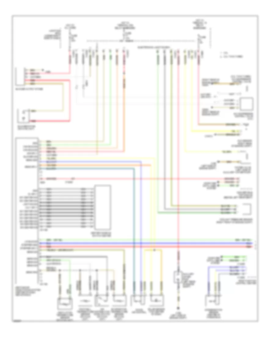 Automatic AC Wiring Diagram (1 of 2) for BMW 135i 2012