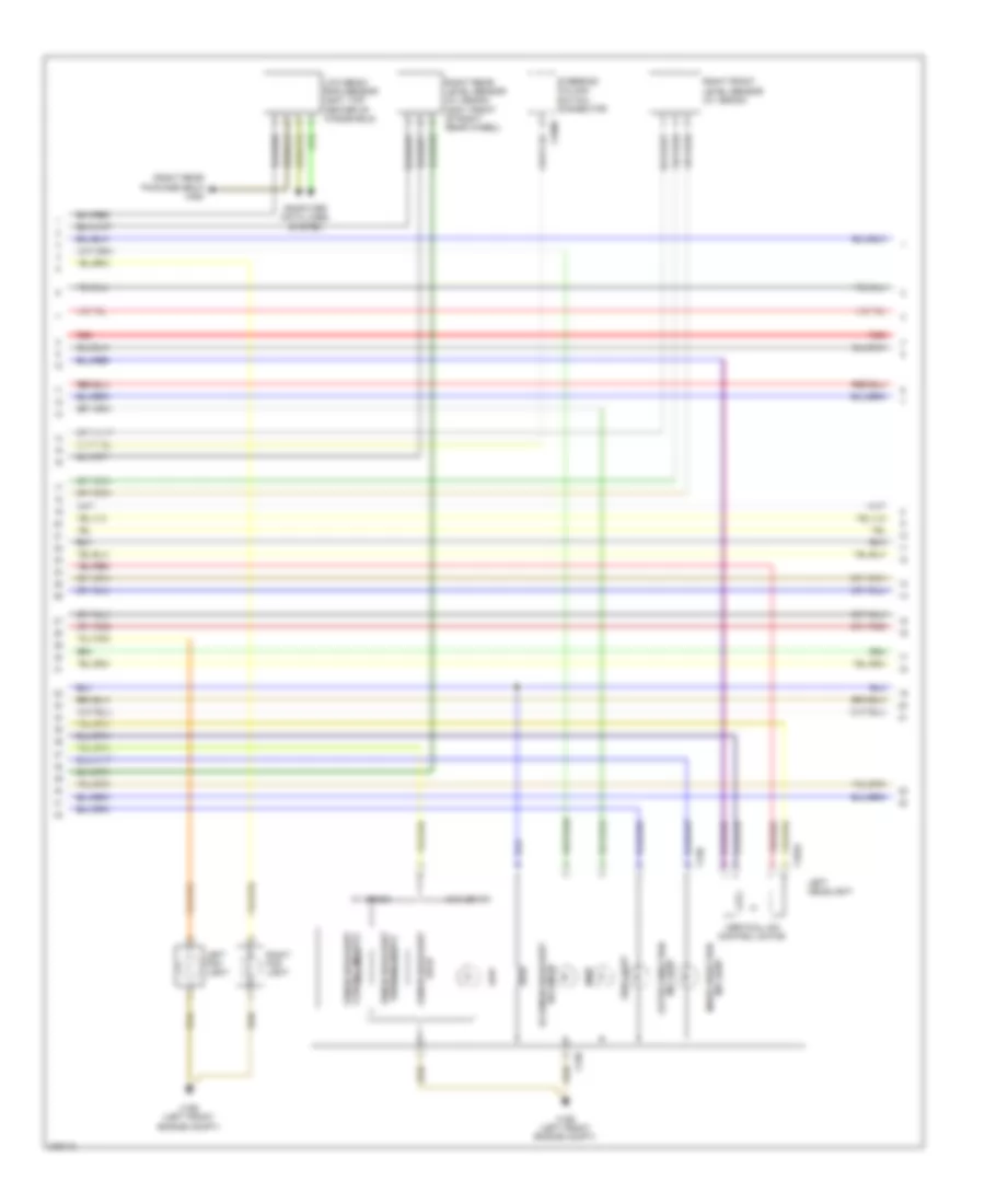 Headlamps Wiring Diagram, LM Light Module (2 of 3) for BMW 760Li 2004