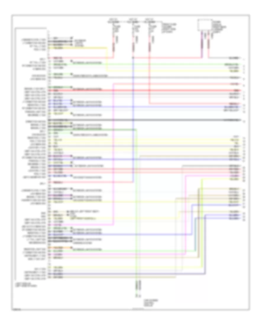 Headlamps Wiring Diagram LM2 Light Module 2 without Xenon Lights 1 of 3 for BMW 760Li 2004