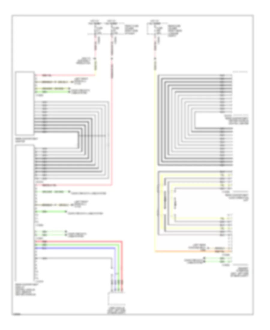 Rear Seat Entertainment Wiring Diagram for BMW 760Li 2004