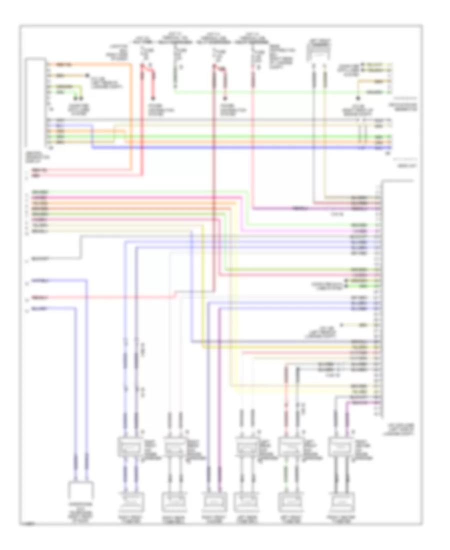 Navigation Wiring Diagram, Basic (2 of 2) for BMW Alpina B7 2013
