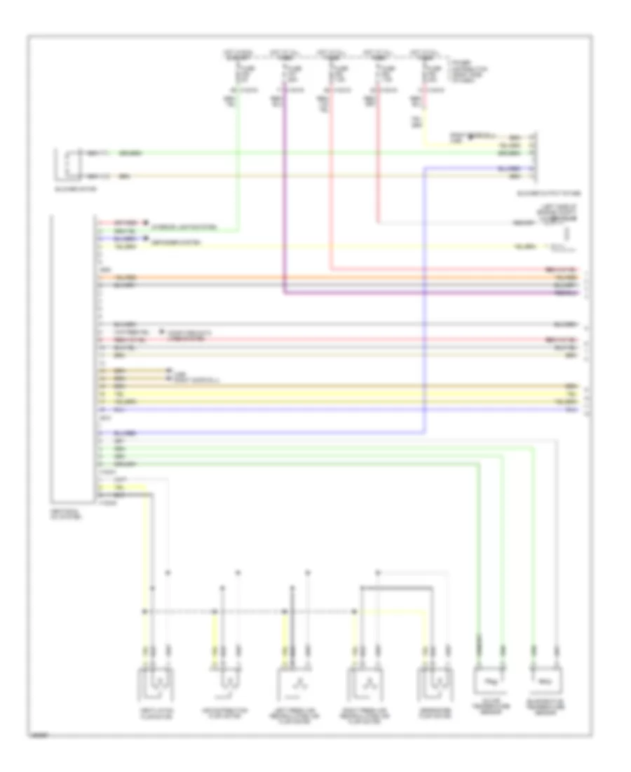 Automatic A C Wiring Diagram 1 of 2 for BMW X3 30i 2007