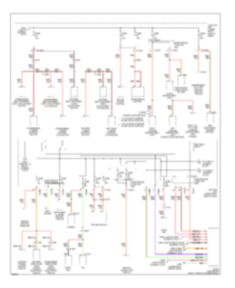 Power Distribution Wiring Diagram Except Sedan 5 of 6 for BMW 328i 2012