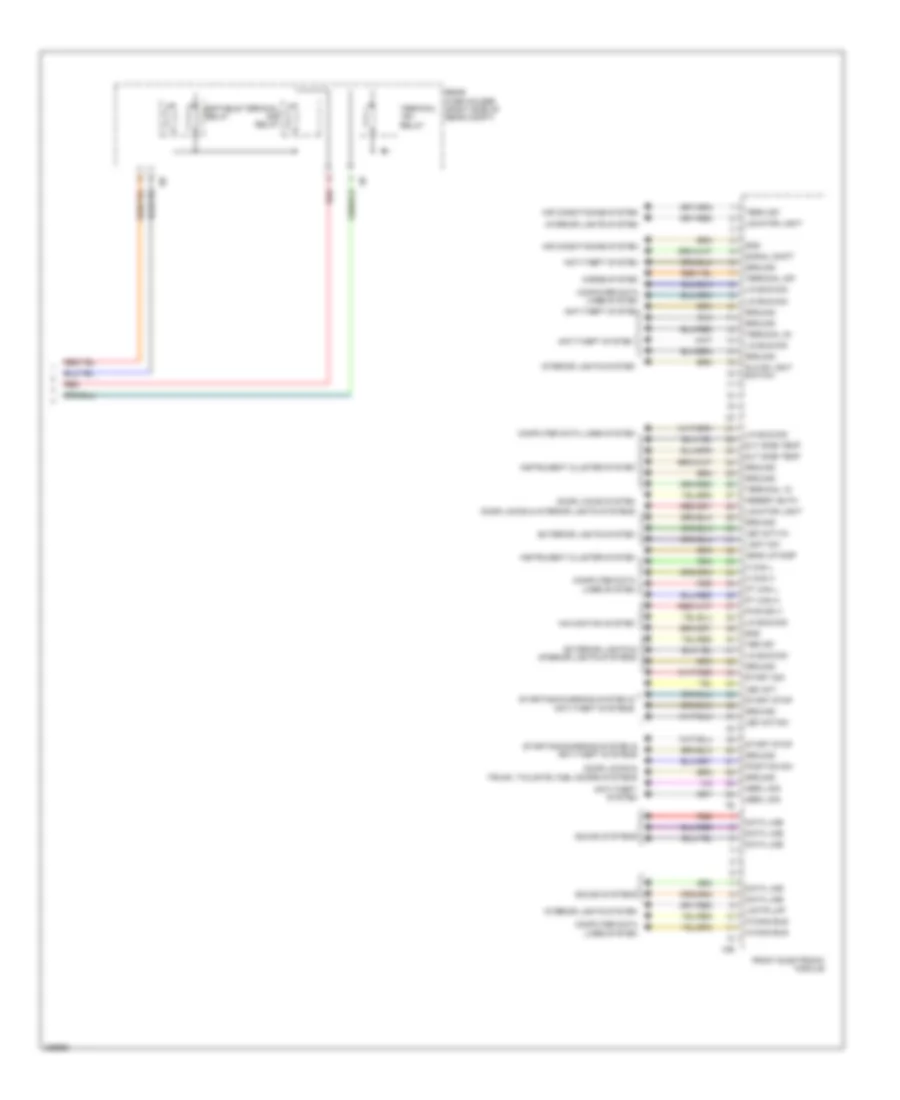 Front Electronic Control Module Wiring Diagram 3 of 3 for BMW 328i 2012
