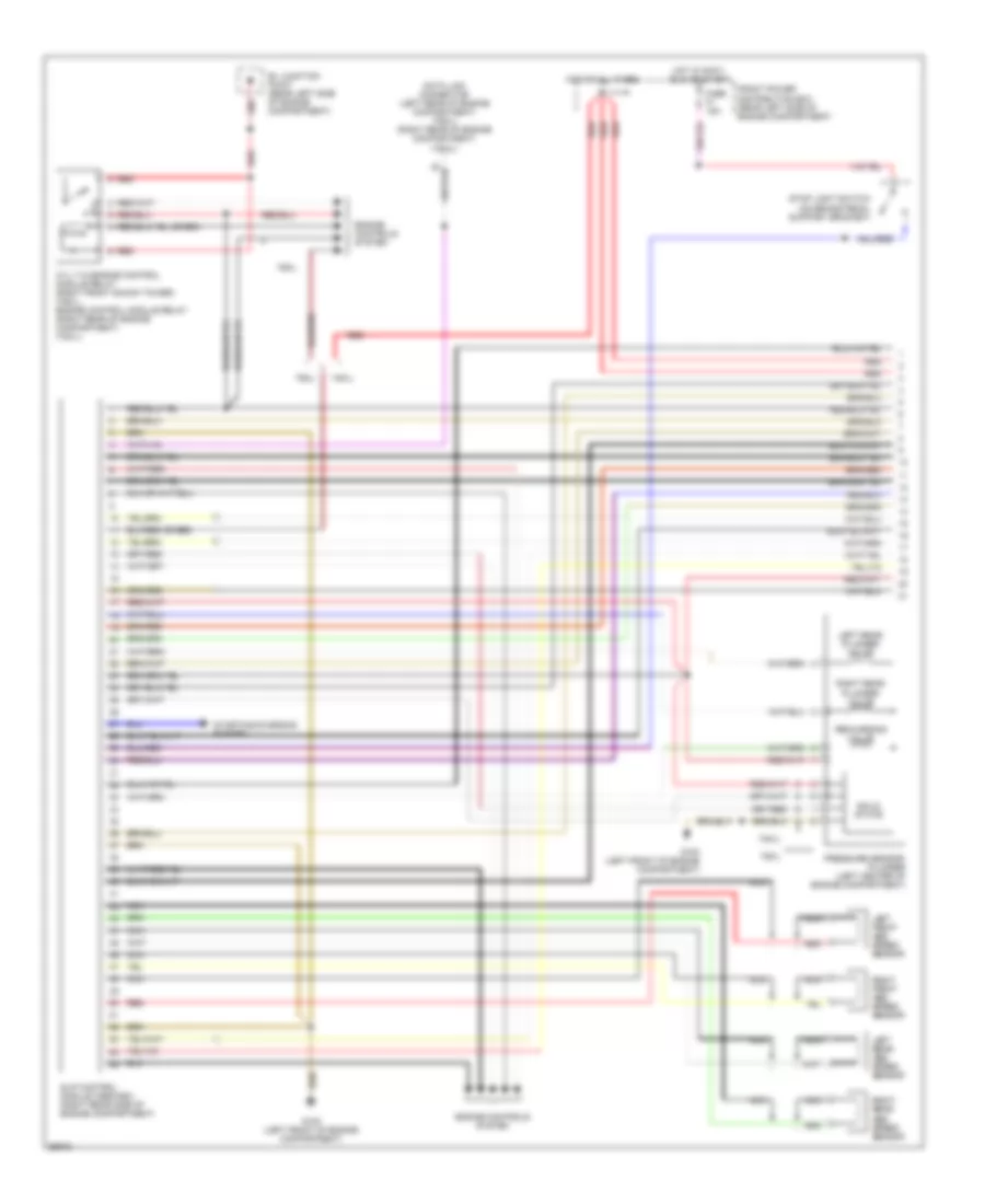 Anti lock Brake Wiring Diagrams with Traction Control 1 of 2 for BMW 750iL 1994