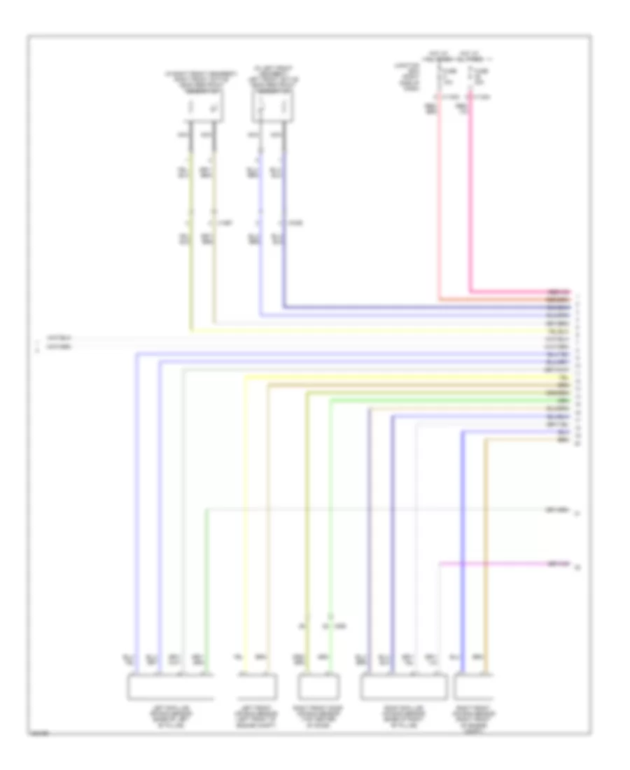 Supplemental Restraints Wiring Diagram (2 of 3) for BMW X5 M 2012