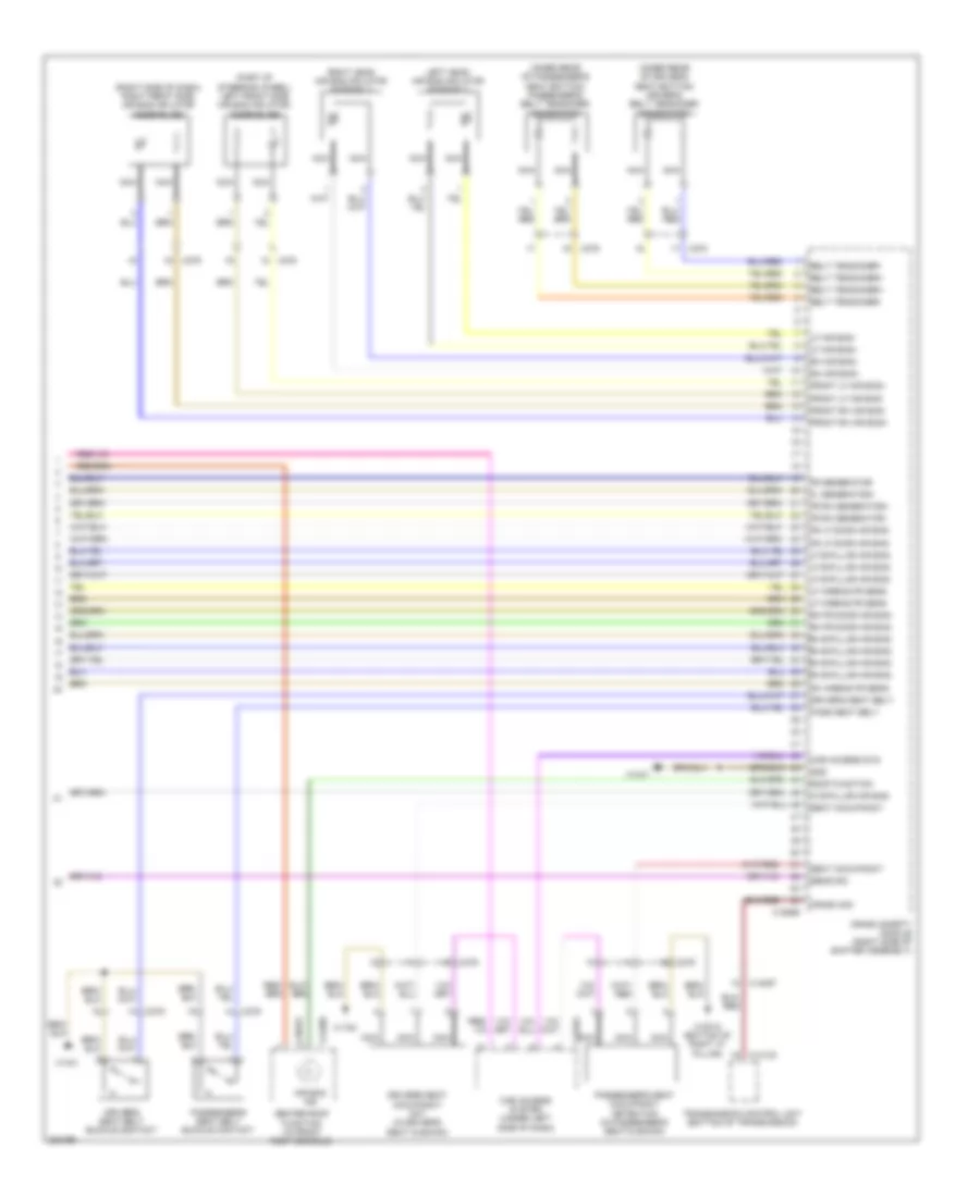 Supplemental Restraints Wiring Diagram 3 of 3 for BMW X5 M 2012