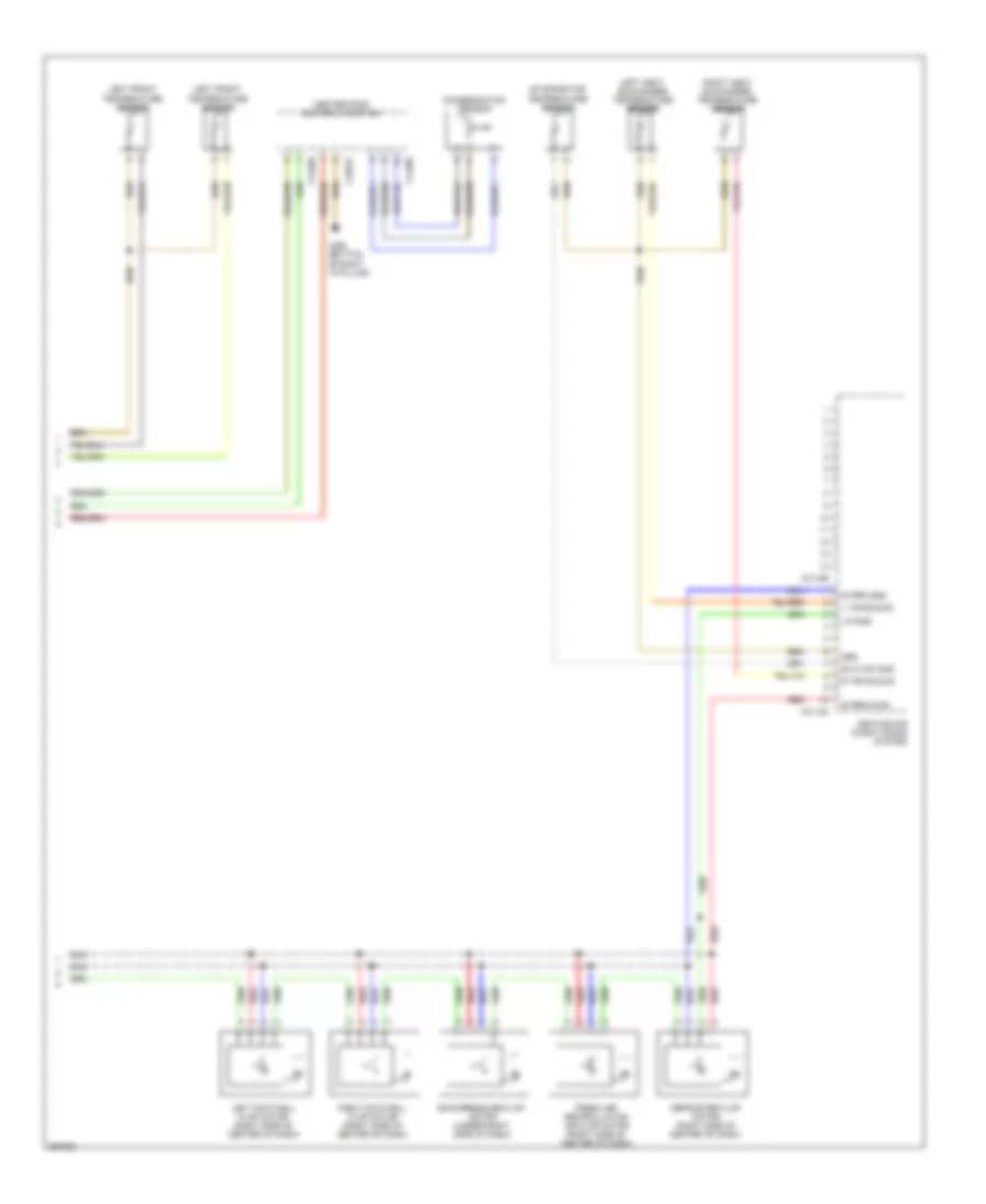 Automatic A C Wiring Diagram with High A C without Rear Compartment Blower 3 of 3 for BMW X5 30i 2007