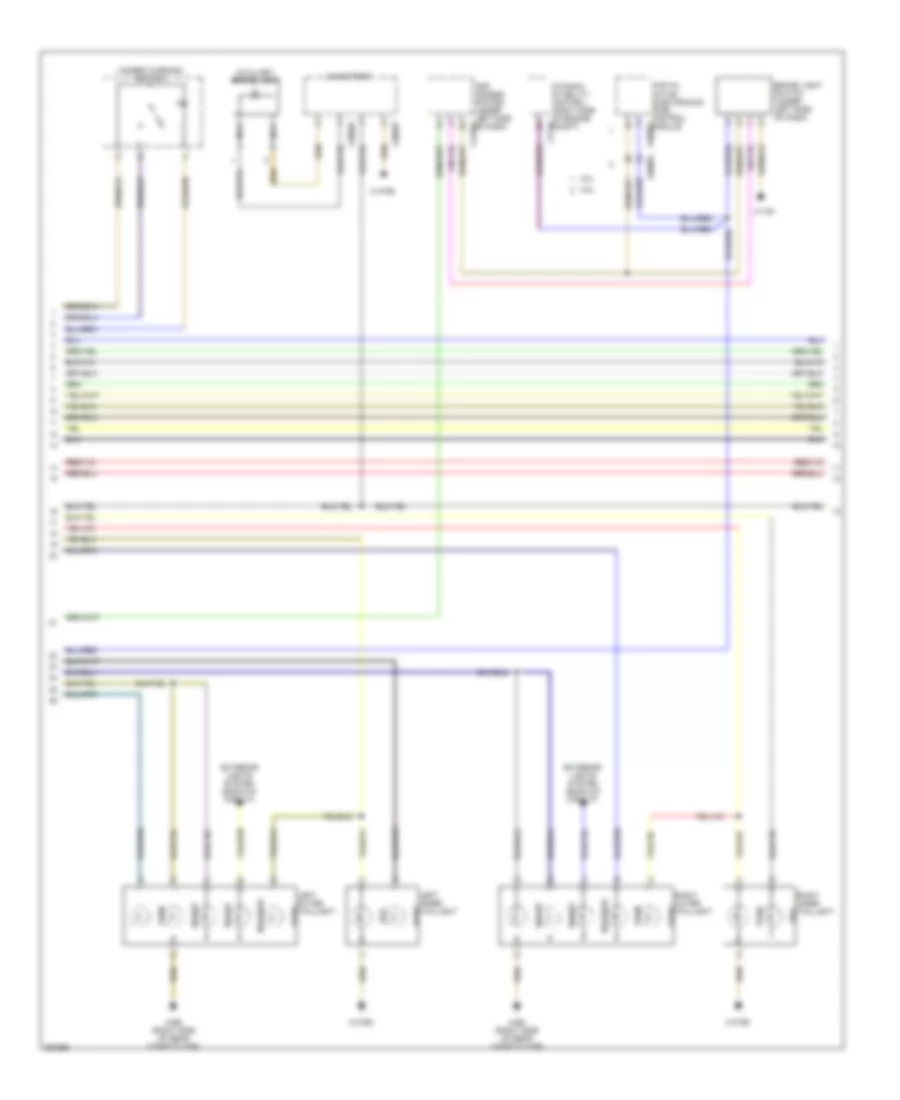 Exterior Lamps Wiring Diagram 2 of 3 for BMW X5 30i 2007