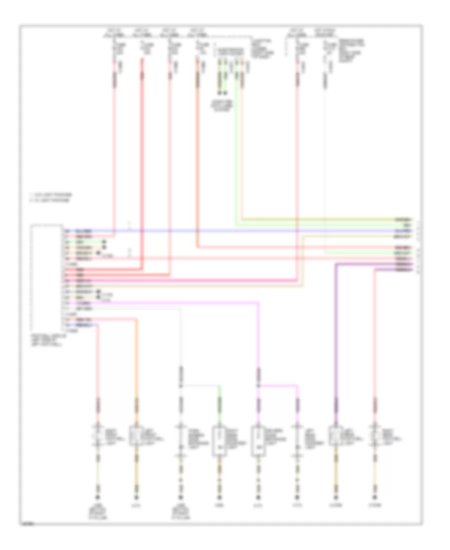 Courtesy Lamps Wiring Diagram 1 of 2 for BMW X5 30i 2007