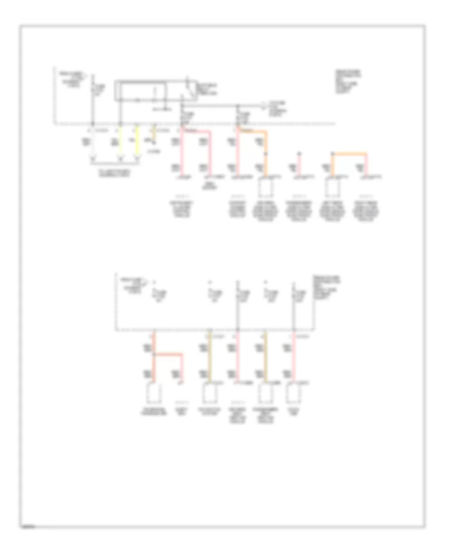 Power Distribution Wiring Diagram 5 of 5 for BMW X5 30i 2007