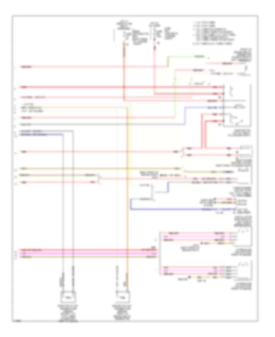 Cooling Fan Wiring Diagram 2 of 2 for BMW Alpina B7L 2013