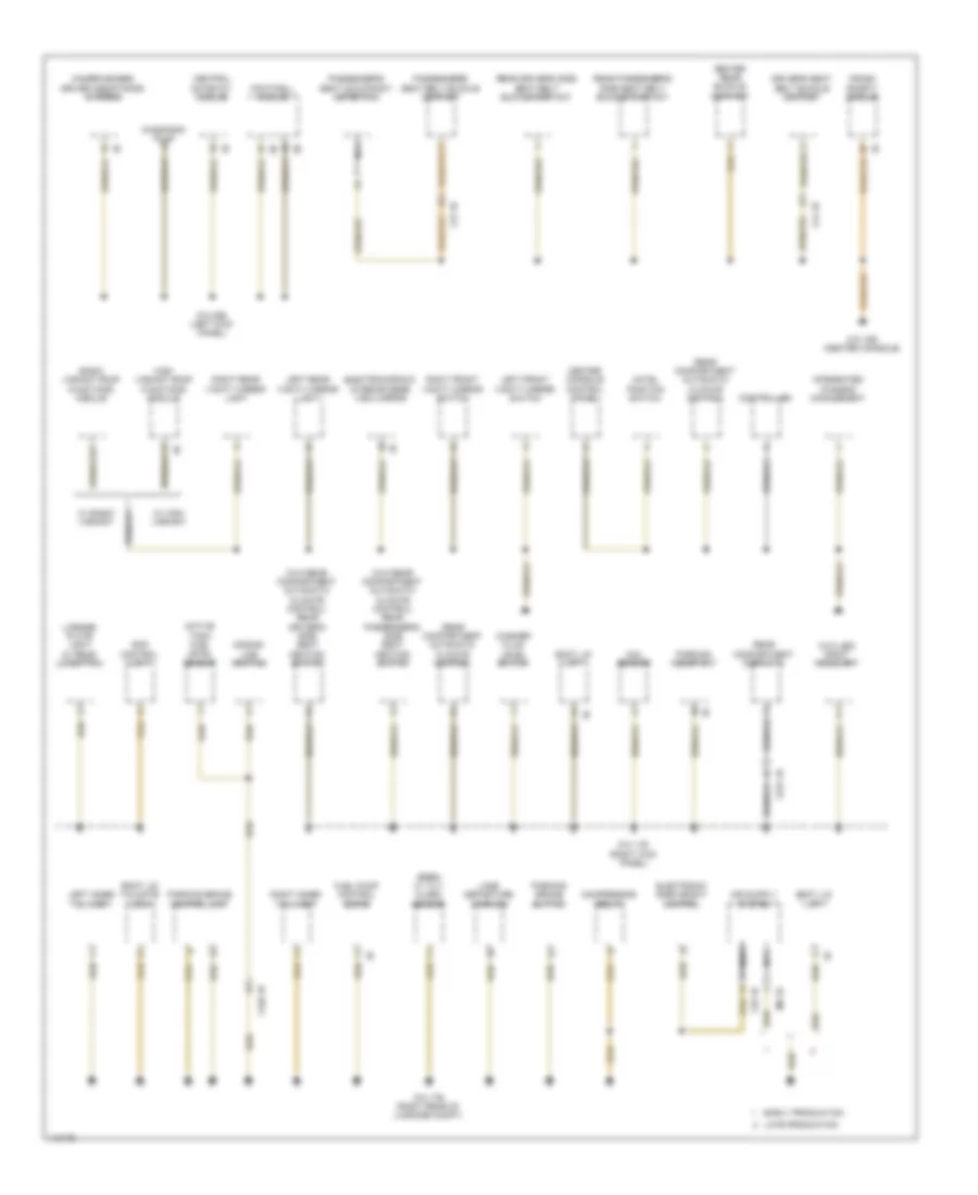 Ground Distribution Wiring Diagram 4 of 7 for BMW Alpina B7L 2013