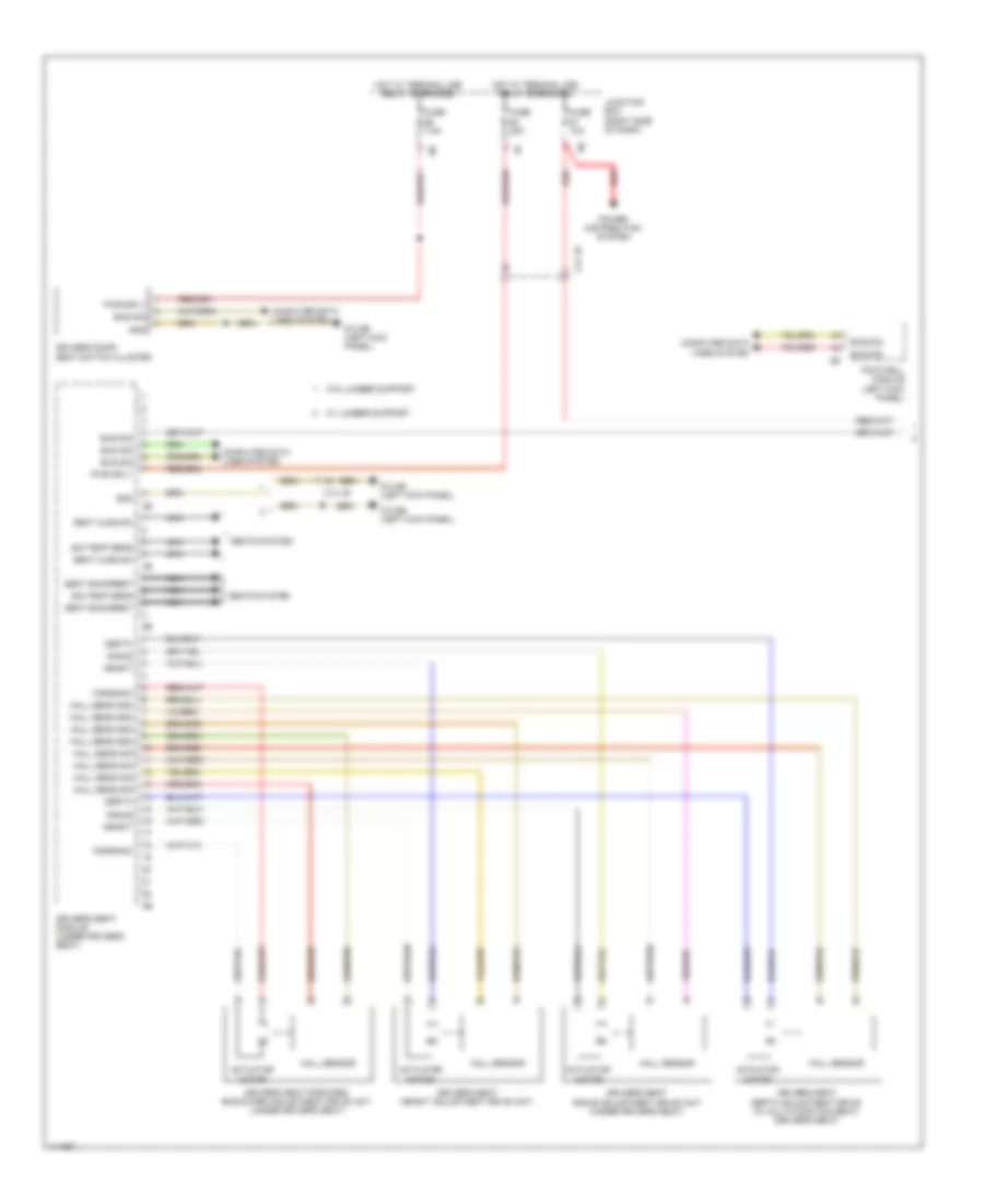 Driver s Memory Seat Wiring Diagram 1 of 2 for BMW Alpina B7L 2013