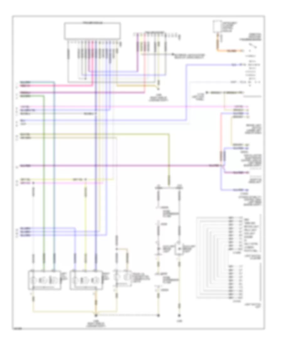 Exterior Lamps Wiring Diagram (2 of 2) for BMW X3 25i 2004