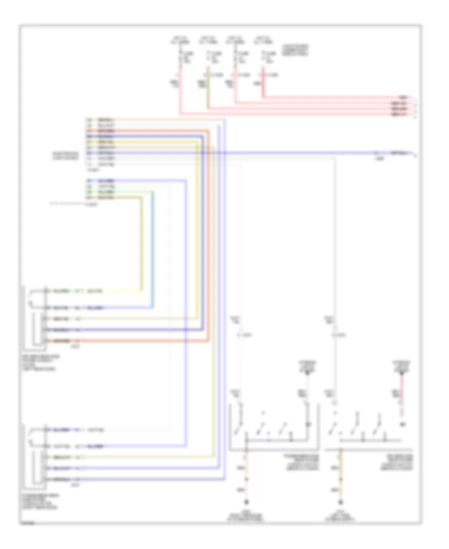 Power Windows Wiring Diagram 1 of 2 for BMW 328xi 2012
