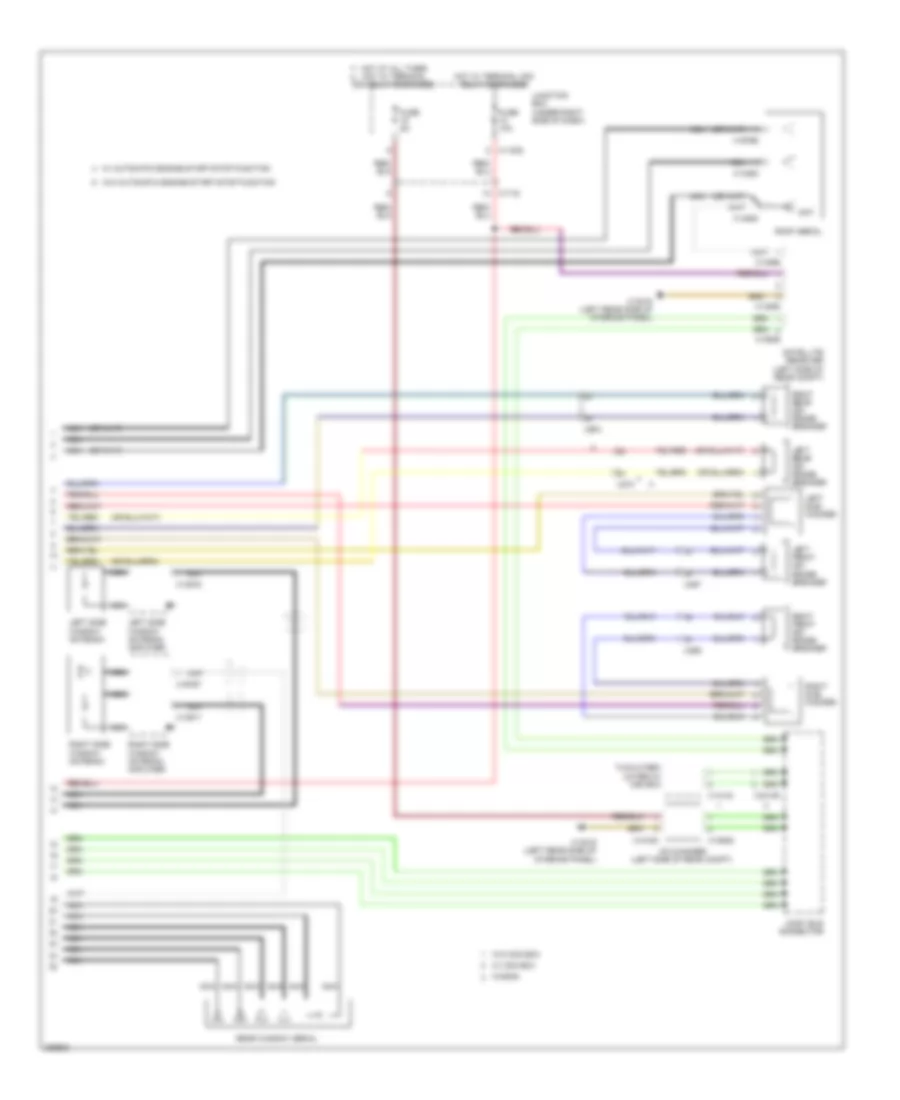 Base Radio Wiring Diagram, with CIC (2 of 2) for BMW 328xi 2012