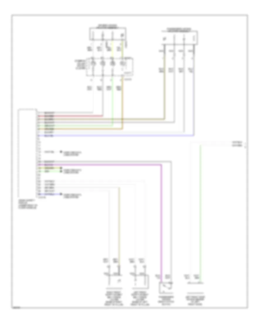 Supplemental Restraints Wiring Diagram 1 of 3 for BMW X6 35i 2012