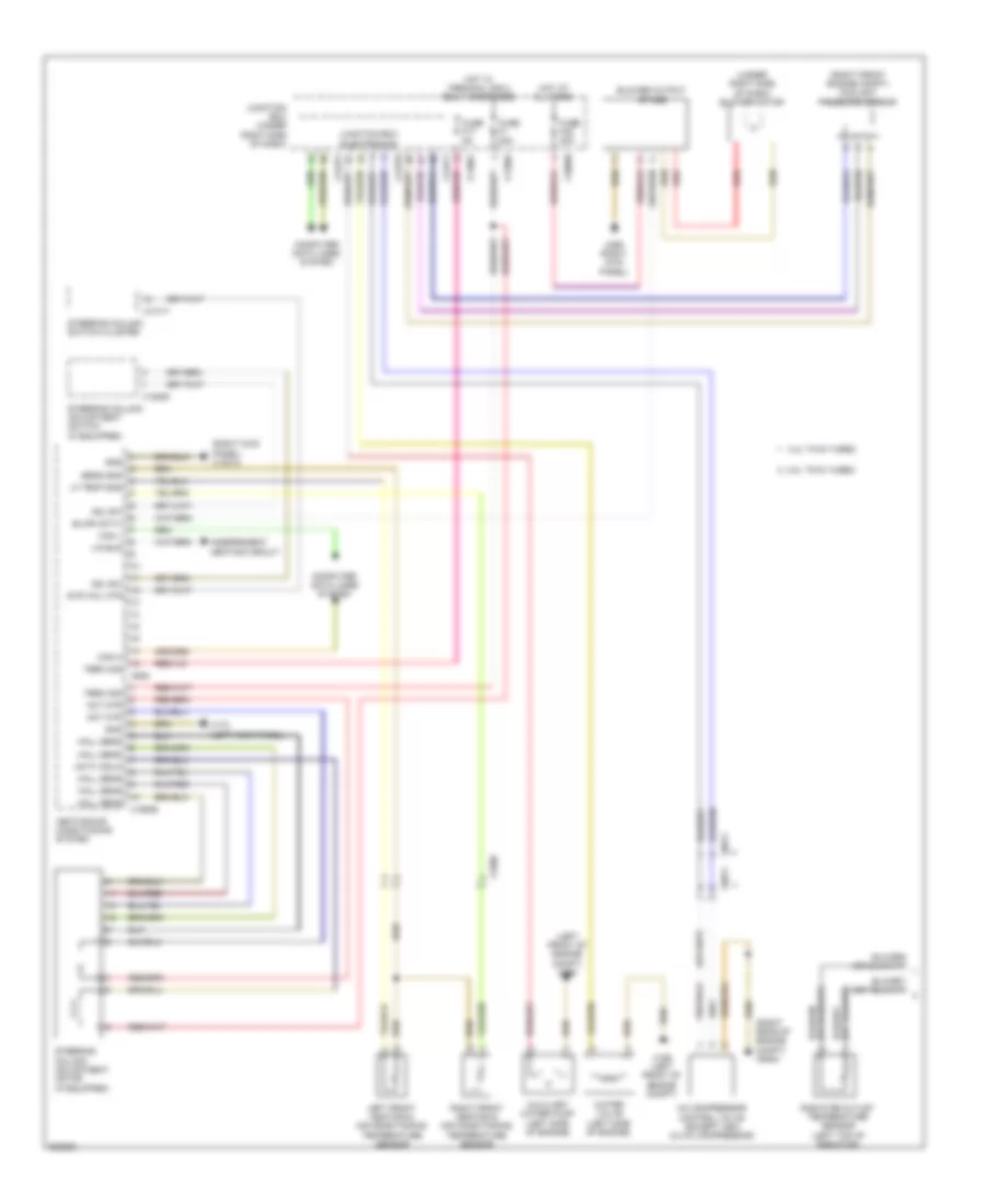 Automatic A C Wiring Diagram Basic 1 of 3 for BMW X6 35i 2012