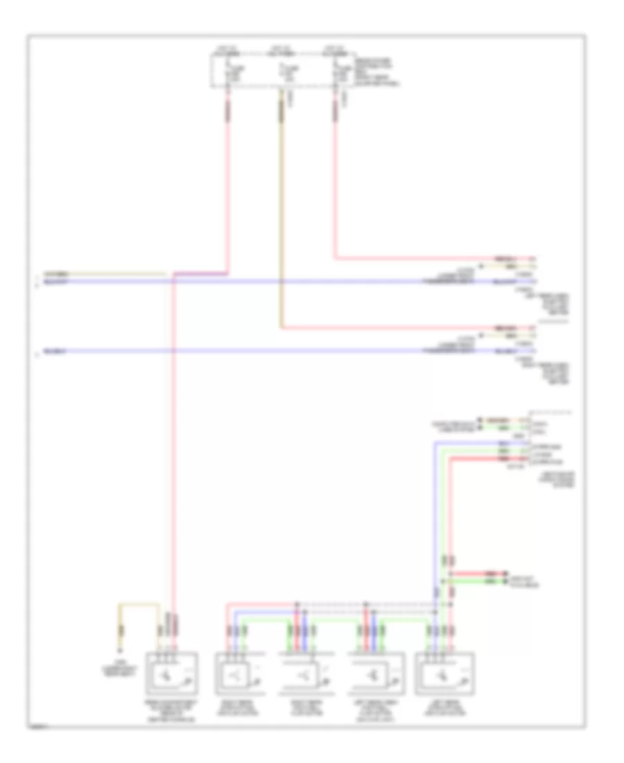 Rear Heater  A C Wiring Diagram 2 of 2 for BMW X6 35i 2012