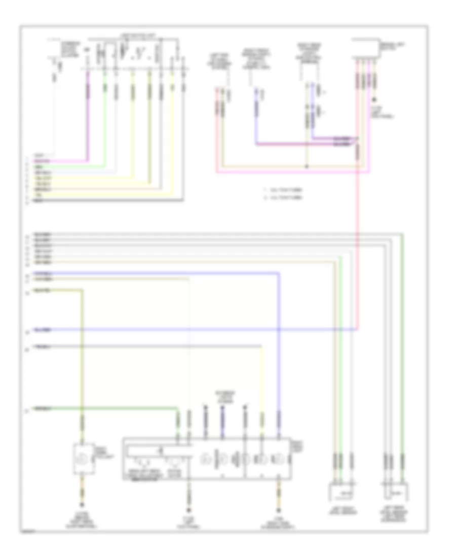 Adaptive Front Lighting Wiring Diagram 2 of 2 for BMW X6 35i 2012