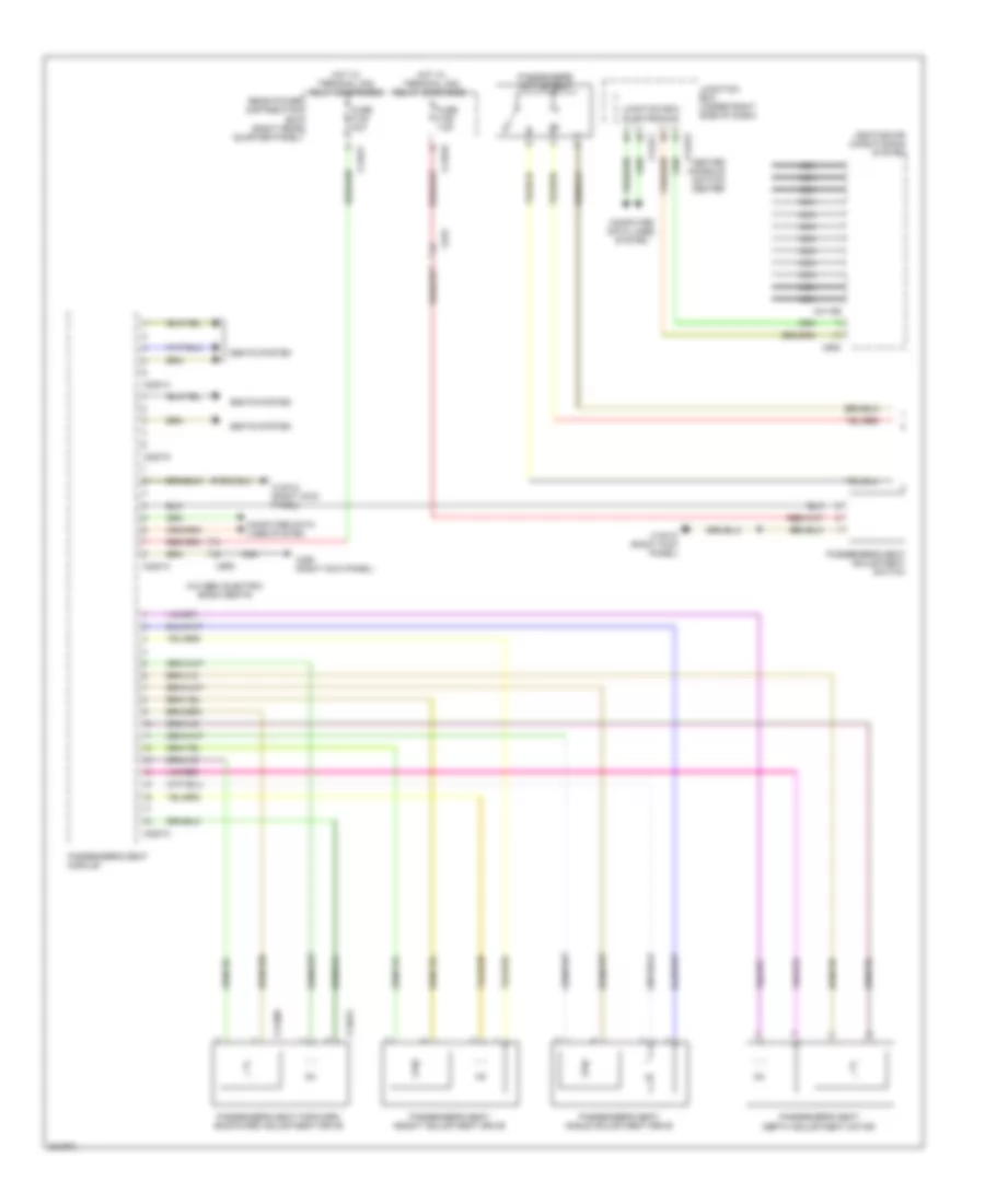 Passenger s Memory Seat Wiring Diagram 1 of 2 for BMW X6 35i 2012