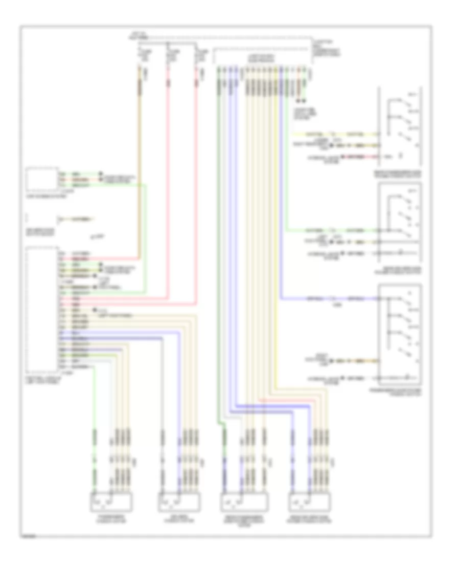 Power Windows Wiring Diagram for BMW X6 35i 2012