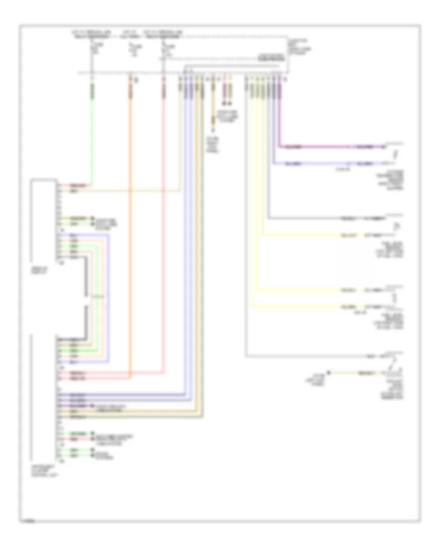 Instrument Cluster Wiring Diagram for BMW Alpina B7Lx 2013