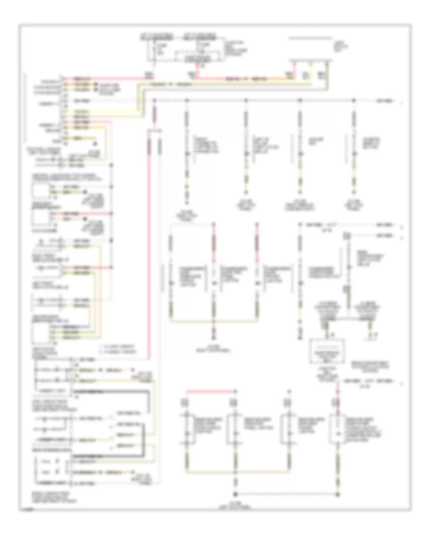 Instrument Illumination Wiring Diagram (1 of 2) for BMW Alpina B7Lx 2013