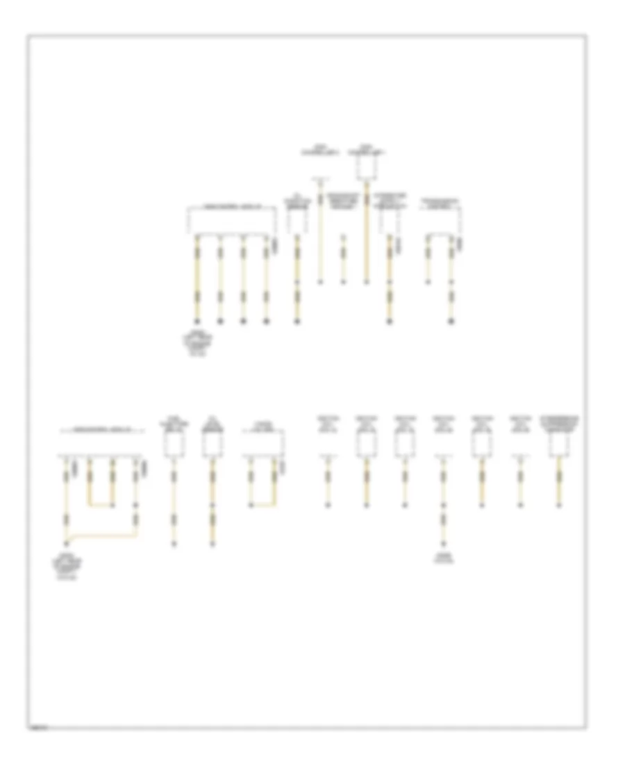 Ground Distribution Wiring Diagram (4 of 4) for BMW Z4 2007