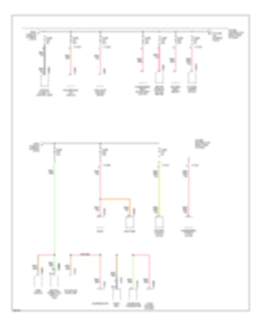 Power Distribution Wiring Diagram 3 of 5 for BMW Z4 2007